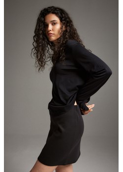 H & M - Krótka spódnica dżersejowa - Czarny ze sklepu H&M w kategorii Spódnice - zdjęcie 169593108