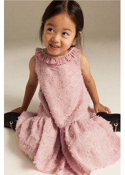 H & M - Sukienka z żakardowej tkaniny - Różowy ze sklepu H&M w kategorii Sukienki dziewczęce - zdjęcie 169593369