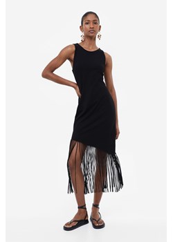 H & M - Sukienka z frędzlami - Czarny ze sklepu H&M w kategorii Sukienki - zdjęcie 169593446