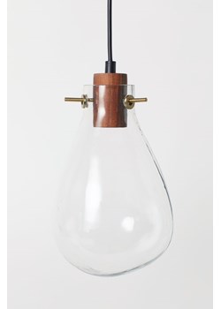H & M - Mała wisząca lampa ze szkła - Biały ze sklepu H&M w kategorii Lampy wiszące - zdjęcie 169593575