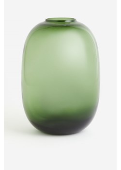 H & M - Duży wazon szklany - Zielony ze sklepu H&M w kategorii Wazony - zdjęcie 169593676