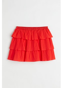 H & M - Falbaniasta spódnica mini - Czerwony ze sklepu H&M w kategorii Spódnice - zdjęcie 169593739