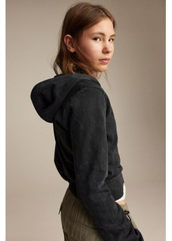 H & M - Rozpinana bluza z kapturem - Szary ze sklepu H&M w kategorii Bluzy dziewczęce - zdjęcie 169593758