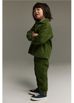 H & M - Sztruksowe spodnie - Zielony ze sklepu H&M w kategorii Spodnie chłopięce - zdjęcie 169593779