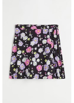 H & M - Kopertowa spódnica we wzory - Czarny ze sklepu H&M w kategorii Spódnice - zdjęcie 169593865