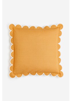 H & M - Poszewka na poduszkę z domieszką lnu - Żółty ze sklepu H&M w kategorii Poszewki na poduszki - zdjęcie 169594048