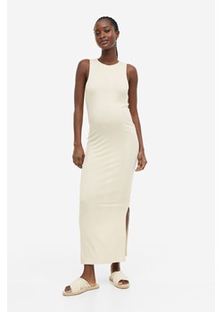 H & M - MAMA Sukienka w prążki - Beżowy ze sklepu H&M w kategorii Sukienki ciążowe - zdjęcie 169594135