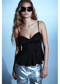 H & M - Top gorsetowy - Czarny ze sklepu H&M w kategorii Bluzki damskie - zdjęcie 169594169