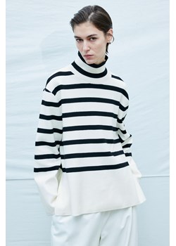 H & M - Sweter z półgolfem - Biały ze sklepu H&M w kategorii Swetry damskie - zdjęcie 169594338