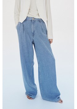 H & M - Wide Regular Jeans - Niebieski ze sklepu H&M w kategorii Jeansy damskie - zdjęcie 169594355