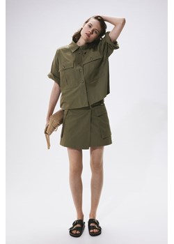 H & M - Bawełniana spódnica utility - Zielony ze sklepu H&M w kategorii Spódnice - zdjęcie 169594356
