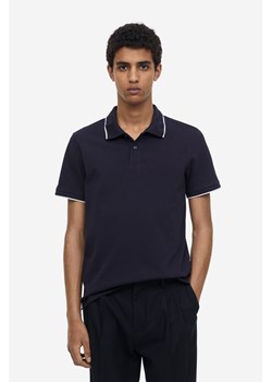 H & M - Top polo z bawełny Slim Fit - Niebieski ze sklepu H&M w kategorii T-shirty męskie - zdjęcie 169594358