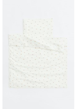 H & M - Komplet pościeli do łóżeczka - Biały ze sklepu H&M w kategorii Pościele - zdjęcie 169594458