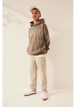 H & M - Bawełniane spodnie chinos - Beżowy ze sklepu H&M w kategorii Spodnie chłopięce - zdjęcie 169594516