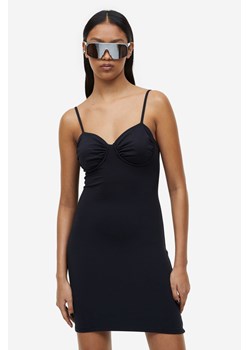 H & M - Dżersejowa sukienka gorsetowa - Czarny ze sklepu H&M w kategorii Sukienki - zdjęcie 169594689