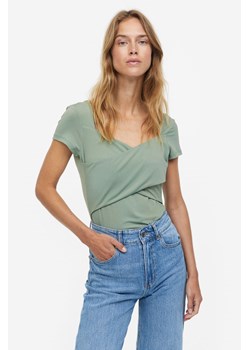 H & M - MAMA Top dla karmiącej - Zielony ze sklepu H&M w kategorii Bluzki ciążowe - zdjęcie 169594849