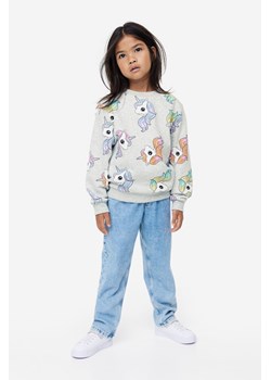 H & M - Bluza z nadrukiem - Szary ze sklepu H&M w kategorii Bluzy dziewczęce - zdjęcie 169594916