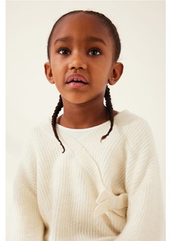 H & M - Kopertowy sweter - Biały ze sklepu H&M w kategorii Swetry dziewczęce - zdjęcie 169594988