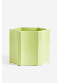H & M - Kamionkowa osłona na doniczkę - Zielony ze sklepu H&M w kategorii Doniczki i osłonki - zdjęcie 169595046