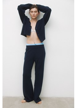 H & M - Rozszerzane spodnie - Niebieski ze sklepu H&M w kategorii Spodnie damskie - zdjęcie 169595077