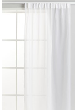 H & M - Prześwitująca zasłona 2-pak - Biały ze sklepu H&M w kategorii Zasłony - zdjęcie 169595146