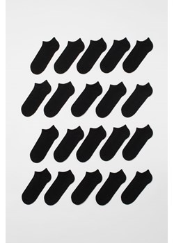 H & M - Krótkie skarpetki 20-pak - Czarny ze sklepu H&M w kategorii Skarpetki męskie - zdjęcie 169595286