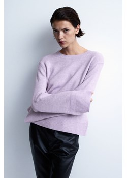 H & M - Sweter o drobnym splocie - Fioletowy ze sklepu H&M w kategorii Swetry damskie - zdjęcie 169595327