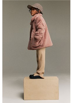 H & M - Puszysta kurtka z kołnierzem - Różowy ze sklepu H&M w kategorii Kurtki dziewczęce - zdjęcie 169595416