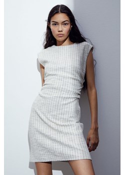 H & M - Sukienka z przędzy bouclé - Biały ze sklepu H&M w kategorii Sukienki - zdjęcie 169595485