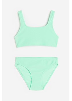 H & M - Kostium bikini o strukturalnej powierzchni - Zielony ze sklepu H&M w kategorii Stroje kąpielowe - zdjęcie 169595498