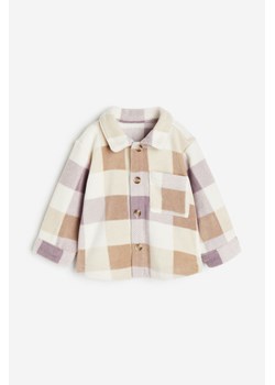 H & M - Polarowa kurtka koszulowa - Beżowy ze sklepu H&M w kategorii Kombinezony i kurtki - zdjęcie 169595556