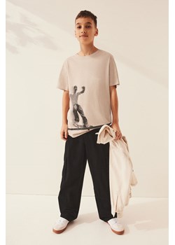 H & M - Bawełniany T-shirt 5-pak - Biały ze sklepu H&M w kategorii T-shirty chłopięce - zdjęcie 169595759