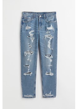 H & M - 90s Boyfriend Fit Low Jeans - Niebieski ze sklepu H&M w kategorii Jeansy damskie - zdjęcie 169595849