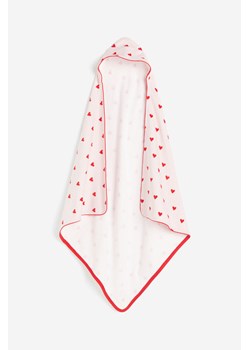 H & M - Ręcznik kąpielowy z kapturem - Czerwony ze sklepu H&M w kategorii Ręczniki dla dzieci - zdjęcie 169595877