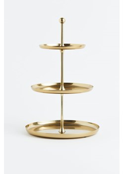 H & M - Metalowa patera do ciasta - Złoty ze sklepu H&M w kategorii Akcesoria do pieczenia - zdjęcie 169595975