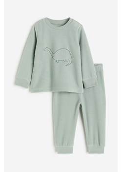 H & M - Polarowa piżama - Zielony ze sklepu H&M w kategorii Piżamy dziecięce - zdjęcie 169595987