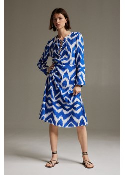 H & M - Sukienka ze sznurowaniem - Niebieski ze sklepu H&M w kategorii Sukienki - zdjęcie 169595999