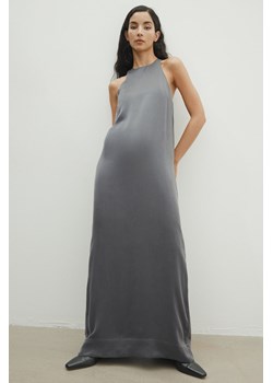 H & M - Jedwabna sukienka - Szary ze sklepu H&M w kategorii Sukienki - zdjęcie 169596017
