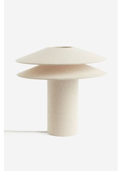 H & M - Lampa stołowa z lnem - Beżowy ze sklepu H&M w kategorii Lampy stołowe - zdjęcie 169596376