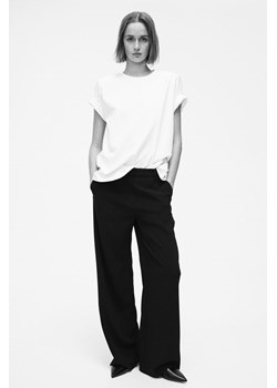 H & M - Proste spodnie - Czarny ze sklepu H&M w kategorii Spodnie damskie - zdjęcie 169596387