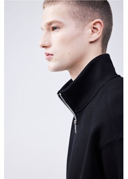H & M - Bluza z suwakiem u góry Relaxed Fit - Czarny ze sklepu H&M w kategorii Bluzy męskie - zdjęcie 169596558