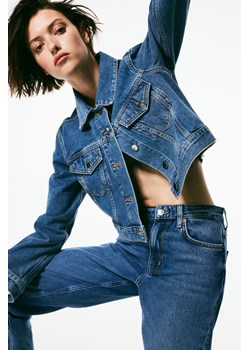 H & M - Krótka kurtka dżinsowa - Niebieski ze sklepu H&M w kategorii Kurtki damskie - zdjęcie 169596679