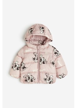 H & M - Wzorzysta kurtka puffer - Różowy ze sklepu H&M w kategorii Kombinezony i kurtki - zdjęcie 169596706