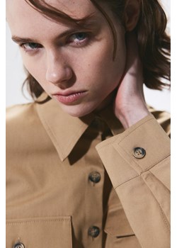 H & M - Koszula utility z paskiem - Beżowy ze sklepu H&M w kategorii Koszule damskie - zdjęcie 169596779