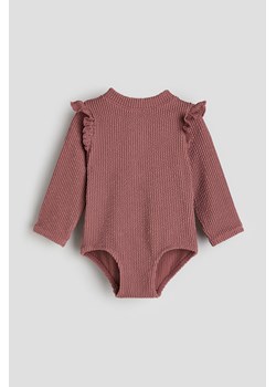 H & M - Kostium kąpielowy z długim rękawem - Różowy ze sklepu H&M w kategorii Stroje kąpielowe dla niemowląt - zdjęcie 169596946
