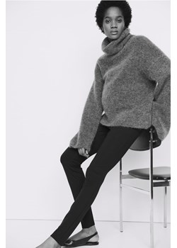 H & M - MAMA Legginsy z kopertową talią - Czarny ze sklepu H&M w kategorii Spodnie ciążowe - zdjęcie 169597049