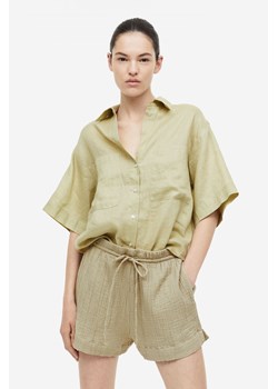 H & M - Bawełniane szorty - Zielony ze sklepu H&M w kategorii Szorty - zdjęcie 169597095