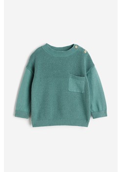 H & M - Sweter - Zielony ze sklepu H&M w kategorii Swetry dziewczęce - zdjęcie 169597149