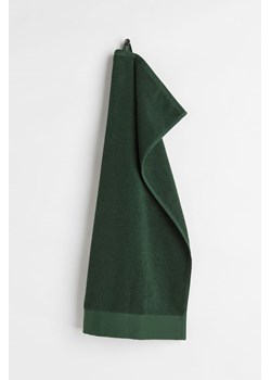H & M - Ręcznik z bawełnianej frotte - Zielony ze sklepu H&M w kategorii Ręczniki - zdjęcie 169597259