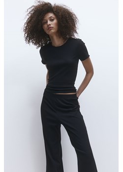 H & M - Piżama w prążki z topem i spodniami - Czarny ze sklepu H&M w kategorii Piżamy damskie - zdjęcie 169597295